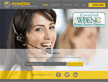 Tablet Screenshot of myhumera.com